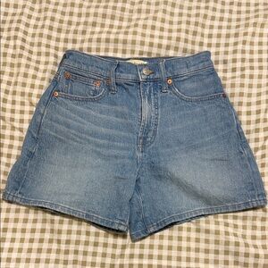 Madewell Perfect Mid Length Jean Short